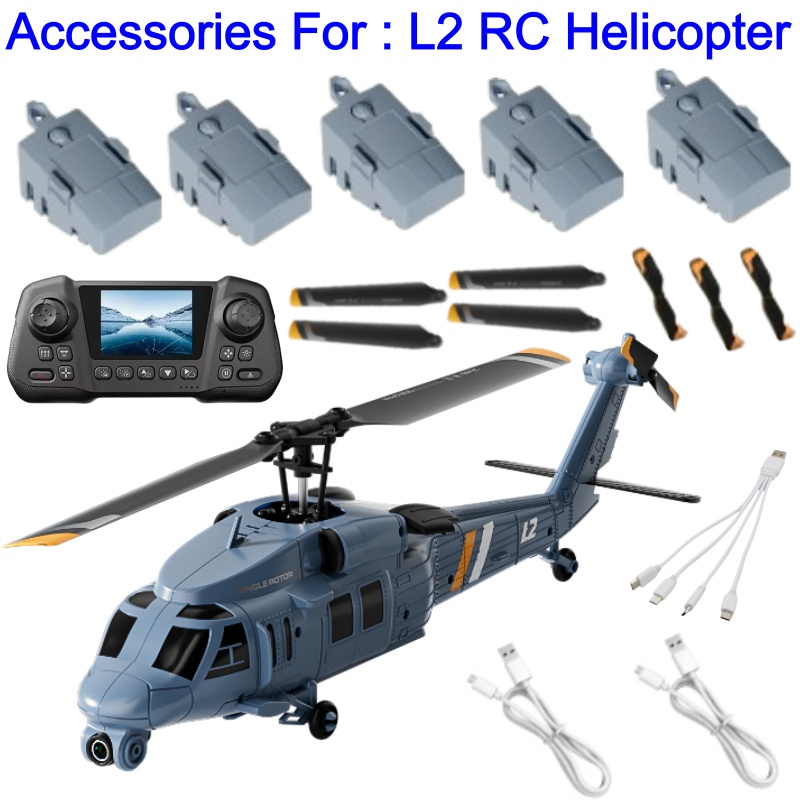 Rc Helicopter Coaxial - L2 Helicopter Spare Parts 3.7V500mAh Battery