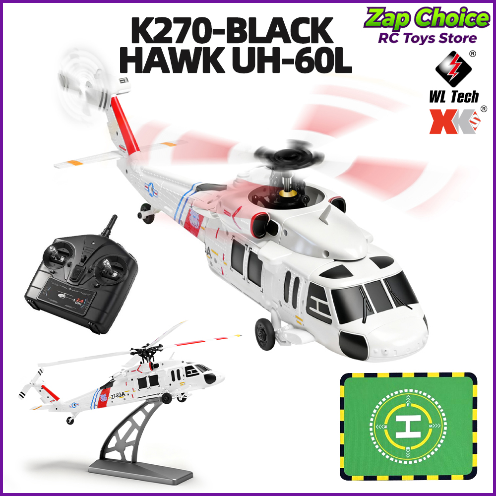 Rc Helicopter Gyro - Wltoys K270 Black Hawk UH-60L Brushless