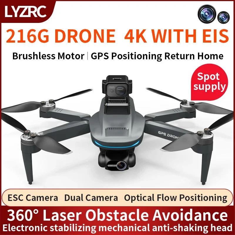 L200 PRO MAX Drone 4K 2-Axis P - Rc Helicopter Case のレビューと価格