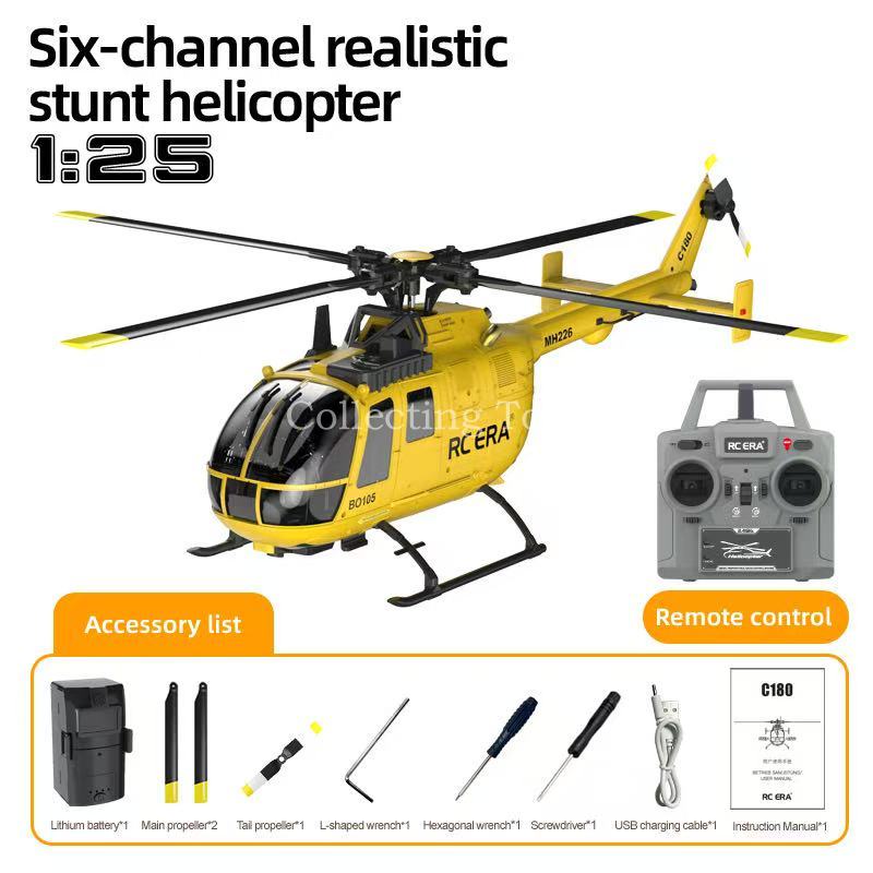 Rc Era C180 Bo105 1/25 Scale 6 - Rc Helicopter Gyro のレビューと価格