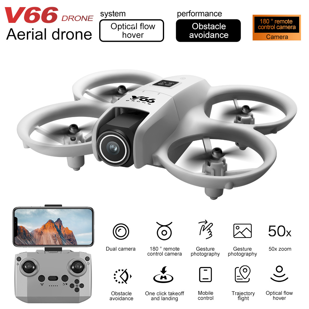 New V66 Mini Drone HD Camera 4 - Rc Helicopter Charger のレビューと価格