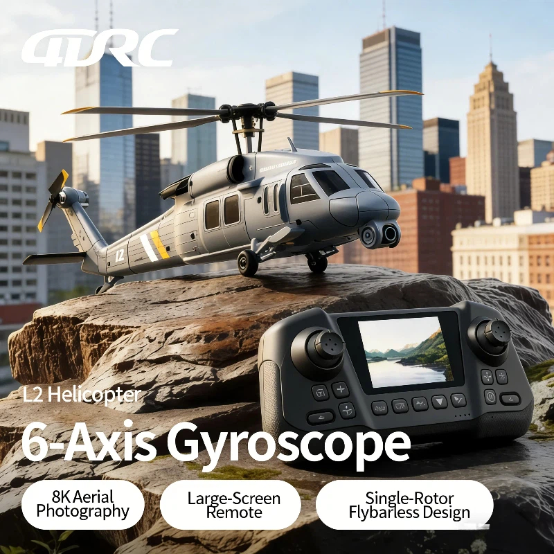 4DRC L2 Apache RC Fighter Heli - Rc Helicopter Single Rotor のレビューと価格