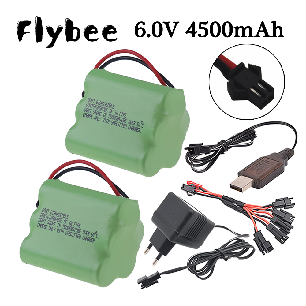 6v 4500mAh Ni-MH Battery SM Pl - Rc Helicopter Charger のレビューと価格