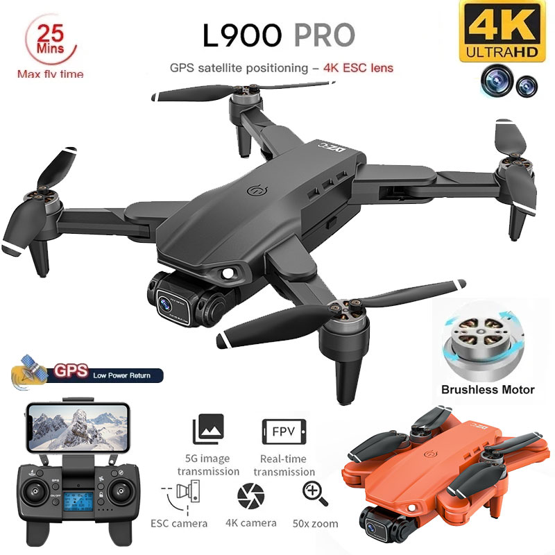 L900 Pro GPS Drone 4K Professi - Rc Helicopter Case のレビューと価格