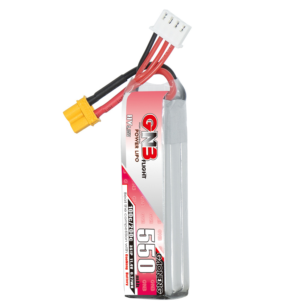 GNB HV 11.4V 550mAh 100C/200C  - Rc Helicopter Battery のレビューと価格