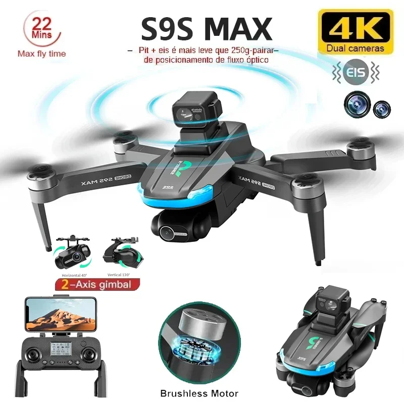 NEW S9S MAX MINI Drone 4K 2-Ax - Rc Helicopter Case のレビューと価格