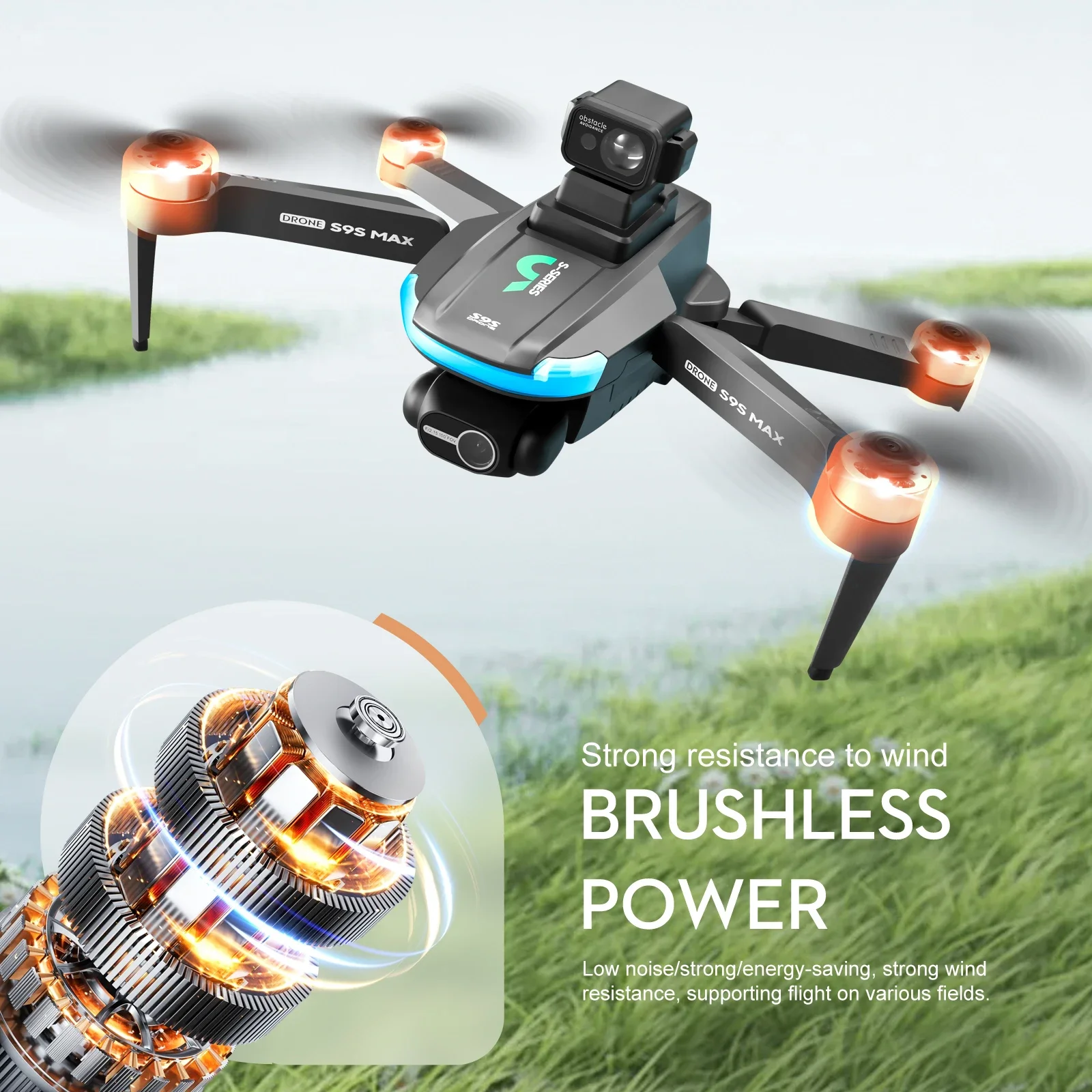 NEW S9S MAX MINI Drone 4K 2-Ax - Rc Helicopter Case のレビューと価格