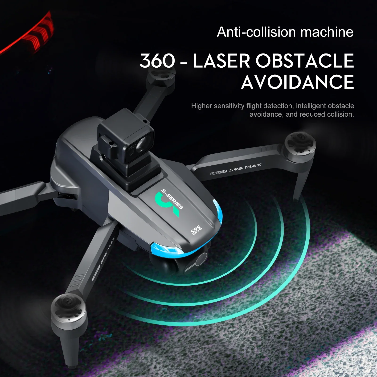 NEW S9S MAX MINI Drone 4K 2-Ax - Rc Helicopter Case のレビューと価格