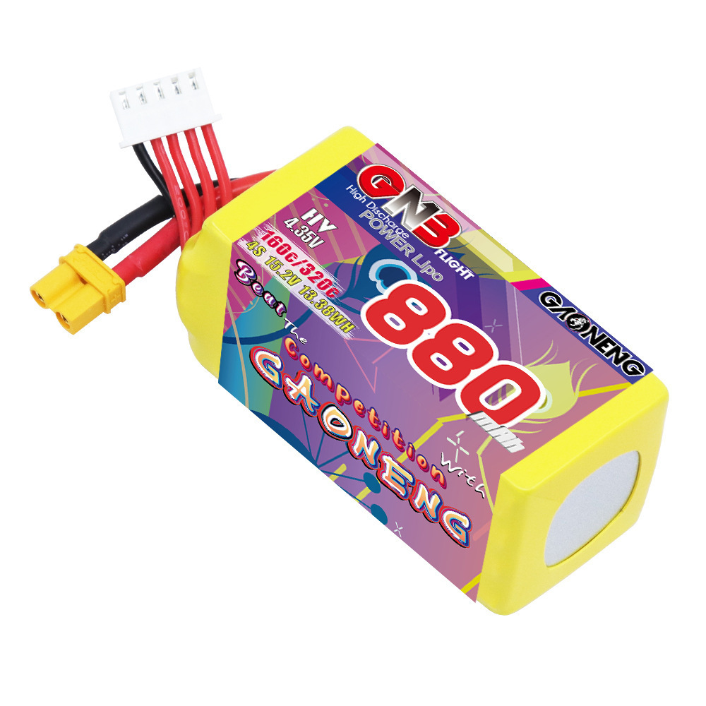 GNB 4S 880mAh 15.2V 160C/320C  - Rc Helicopter Battery のレビューと価格
