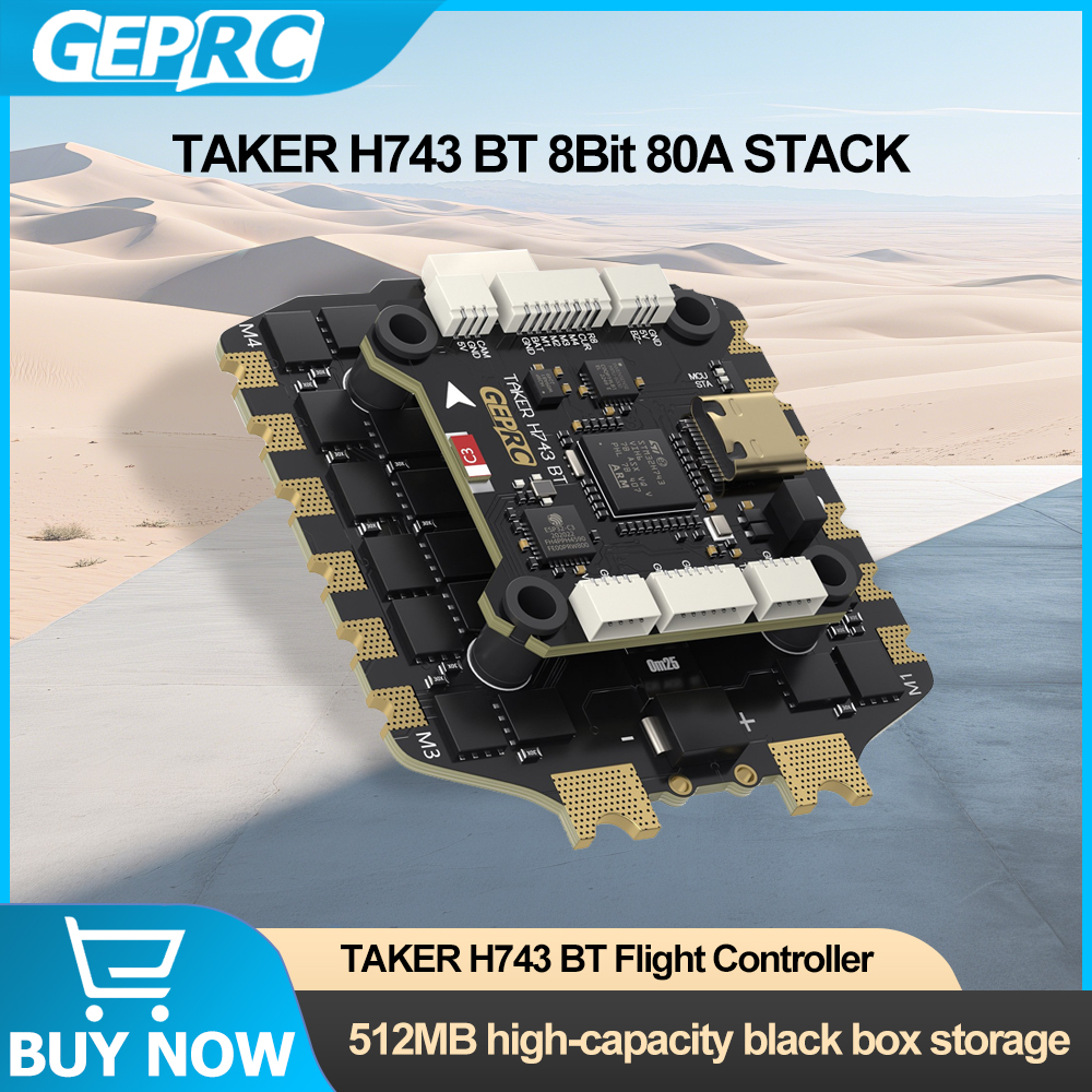 GEPRC TAKER H743 BT 8Bit 80A S - Rc Helicopter Gyro のレビューと価格