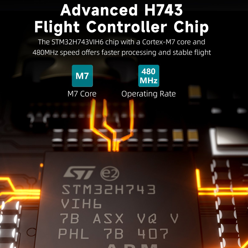 GEPRC TAKER H743 BT 8Bit 80A S - Rc Helicopter Gyro のレビューと価格