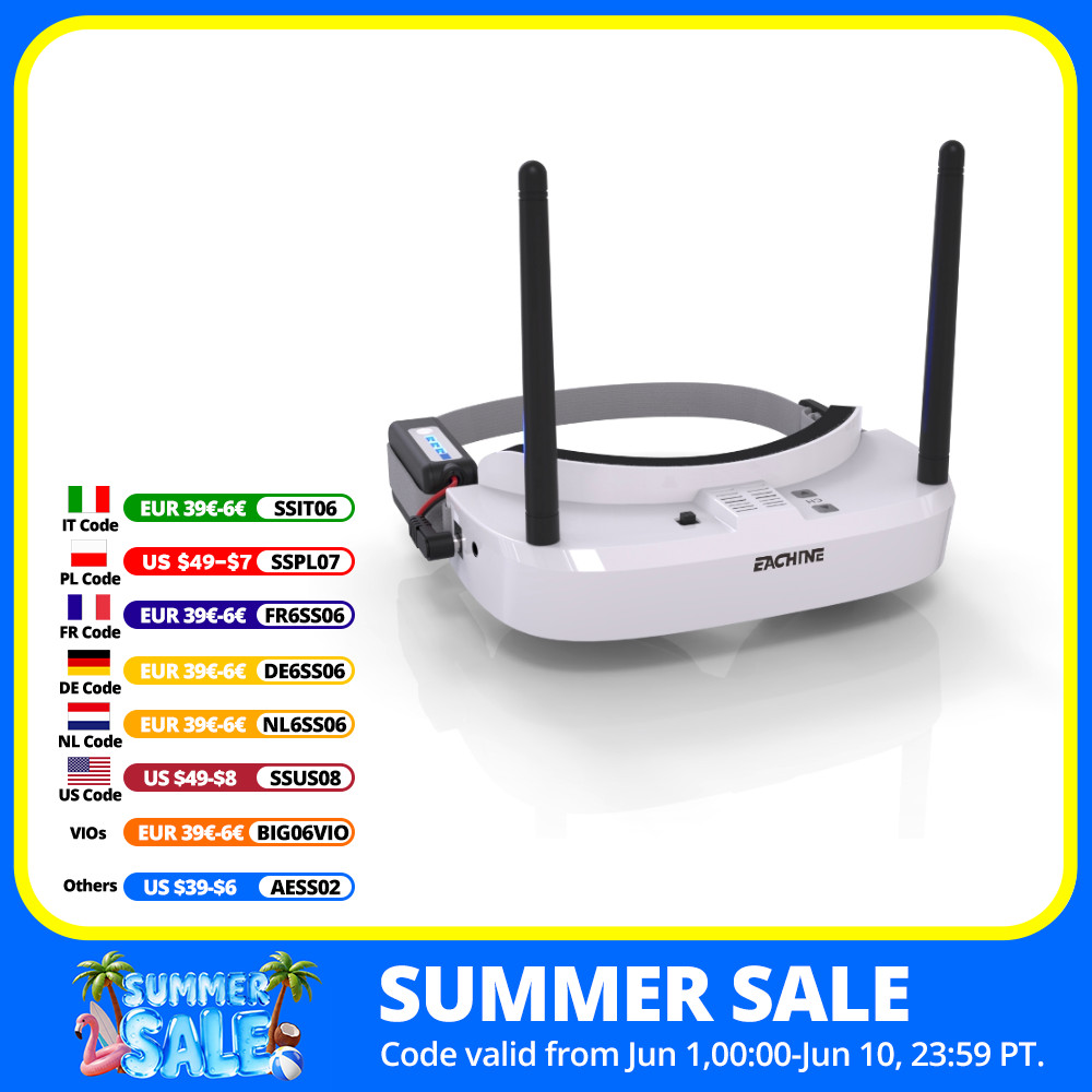 Eachine EV100 720*540 5.8G 72C - Rc Helicopter Case のレビューと価格