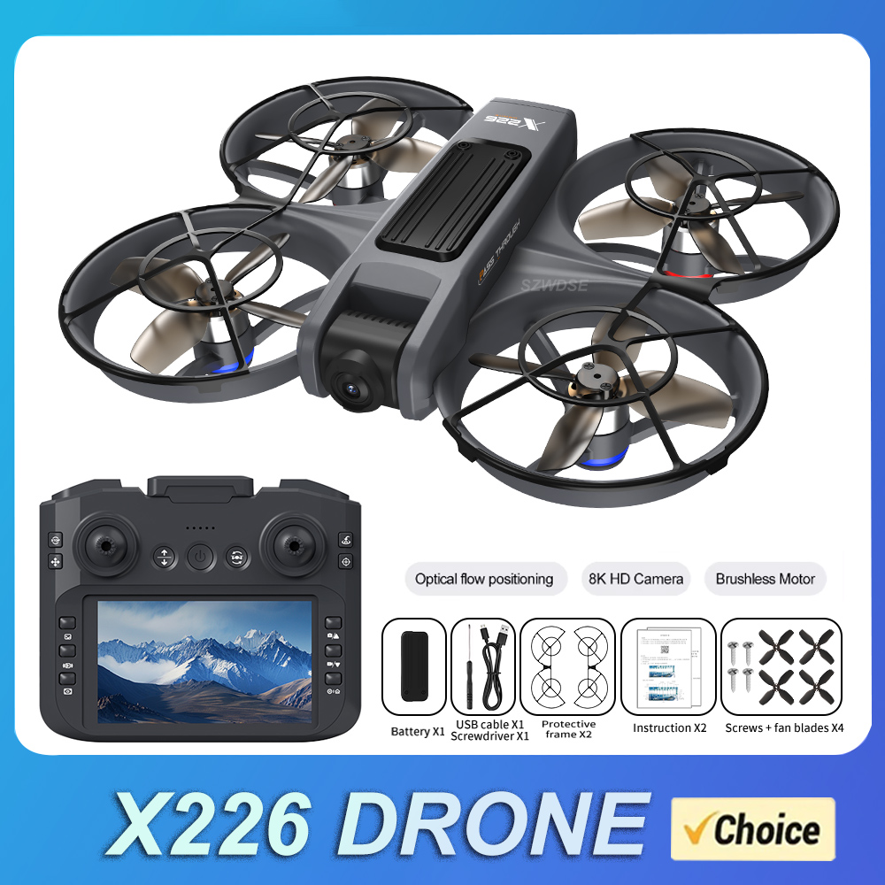 NEW X226 RC Drone 2.4G 5G WIFI - Rc Helicopter Electric のレビューと価格