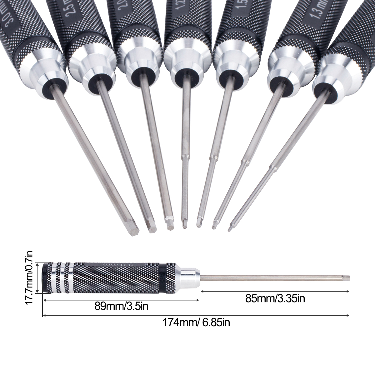 7 IN 1 Steel Hex Screwdriver S - Rc Helicopter Tool Kit のレビューと価格