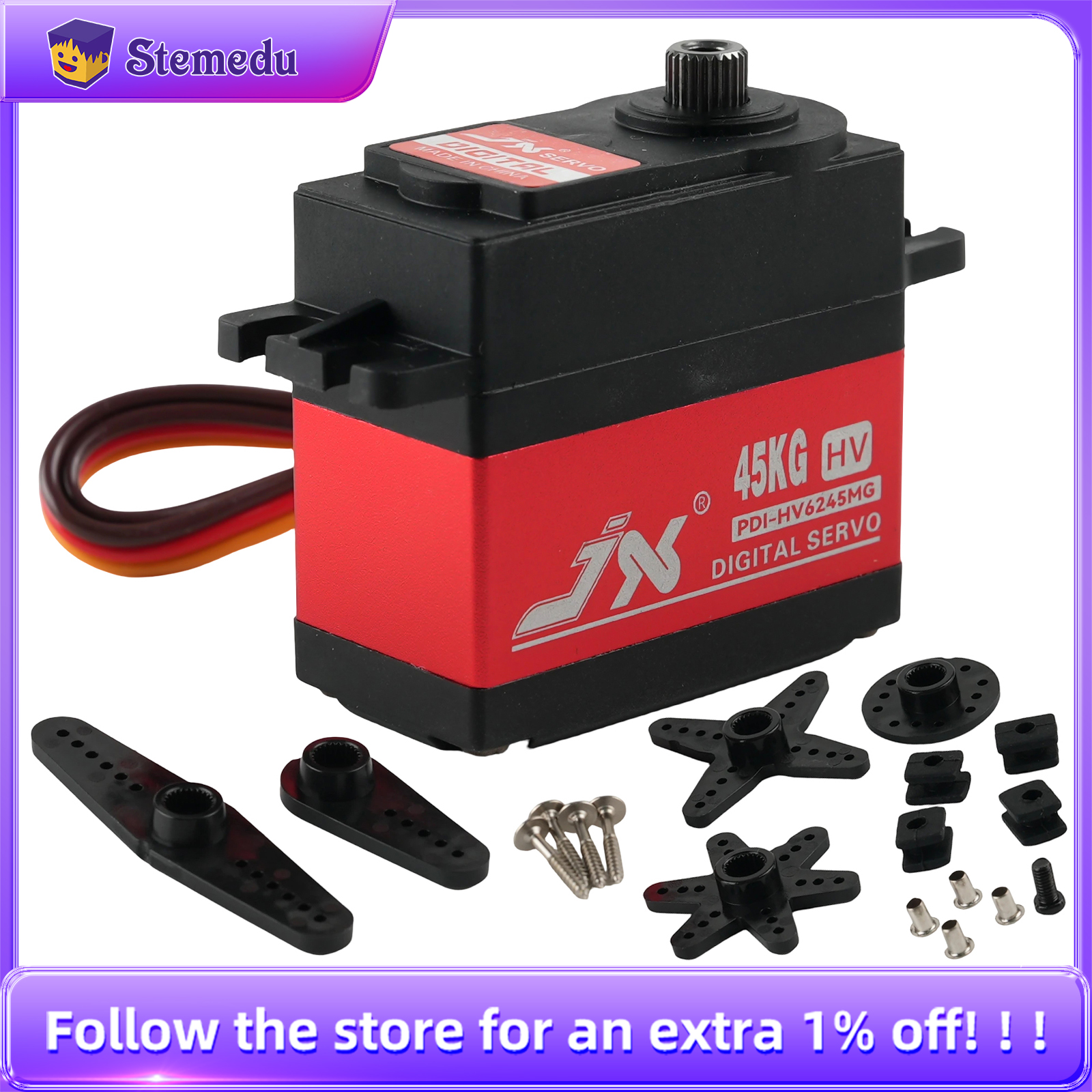 JX Servo PDI-HV6245MG 45KG HV  - Rc Helicopter Parts のレビューと価格