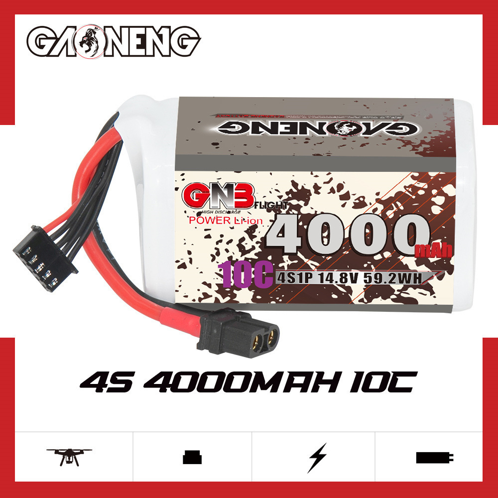 GNB 4000mAh 4S 14.8V 10C 20C W - Rc Helicopter Battery のレビューと価格