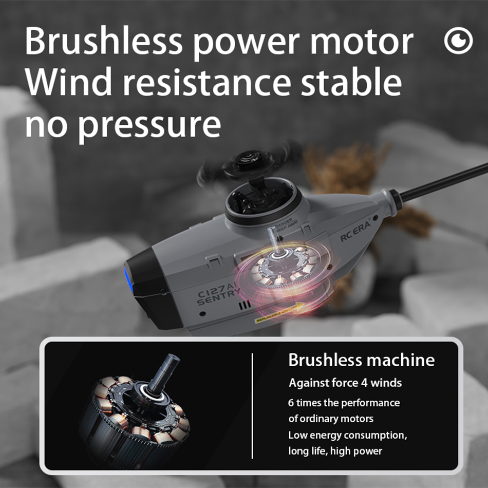 RC ERA C127 AI Sentry Mini Bru - Rc Helicopter Single Rotor のレビューと価格