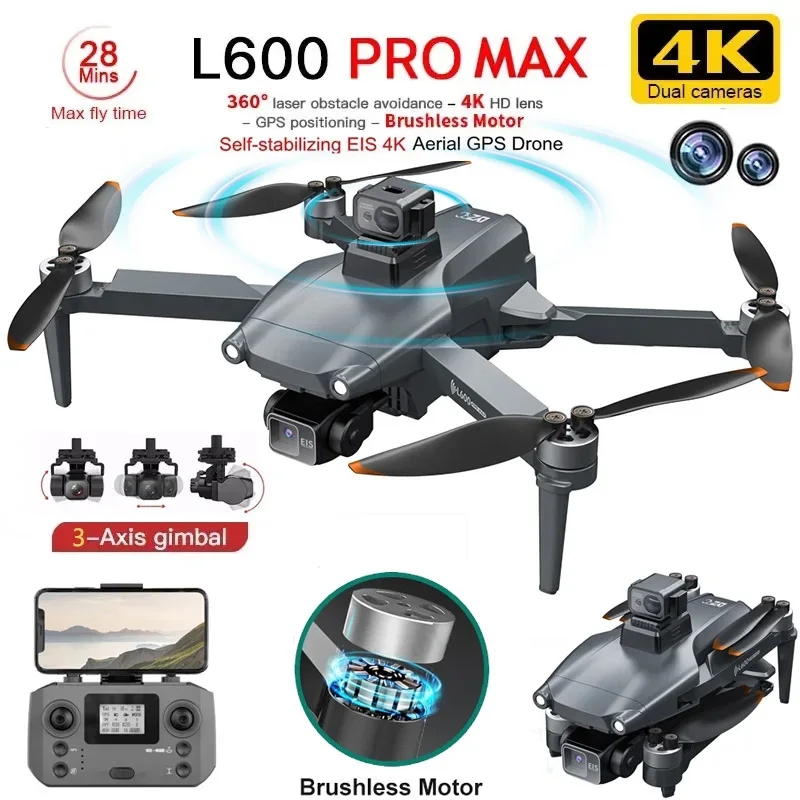 L600 PRO MAX GPS Drone Profess - Rc Helicopter Electric のレビューと価格