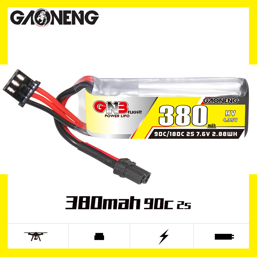 GNB 2S 7.6V 380mAh 90C/180C Li - Rc Helicopter Battery のレビューと価格