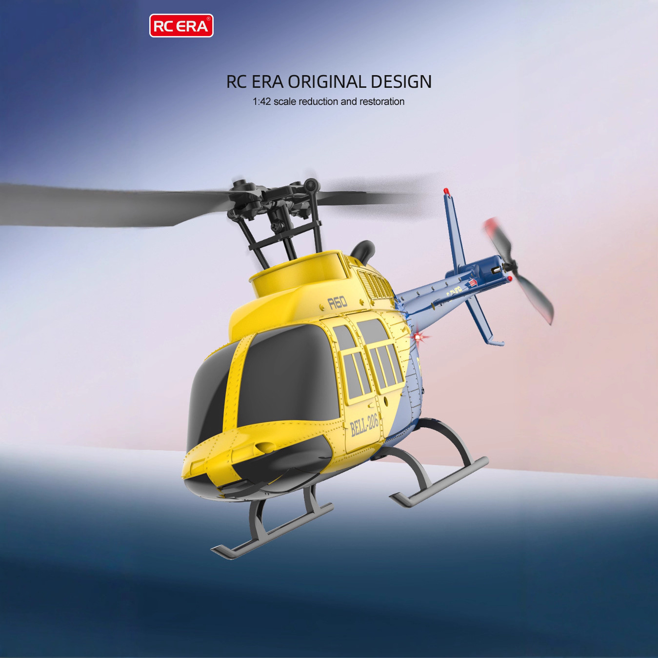 A60 1/42 Scale Bell 206 RC Hel - Rc Helicopter Single Rotor のレビューと価格