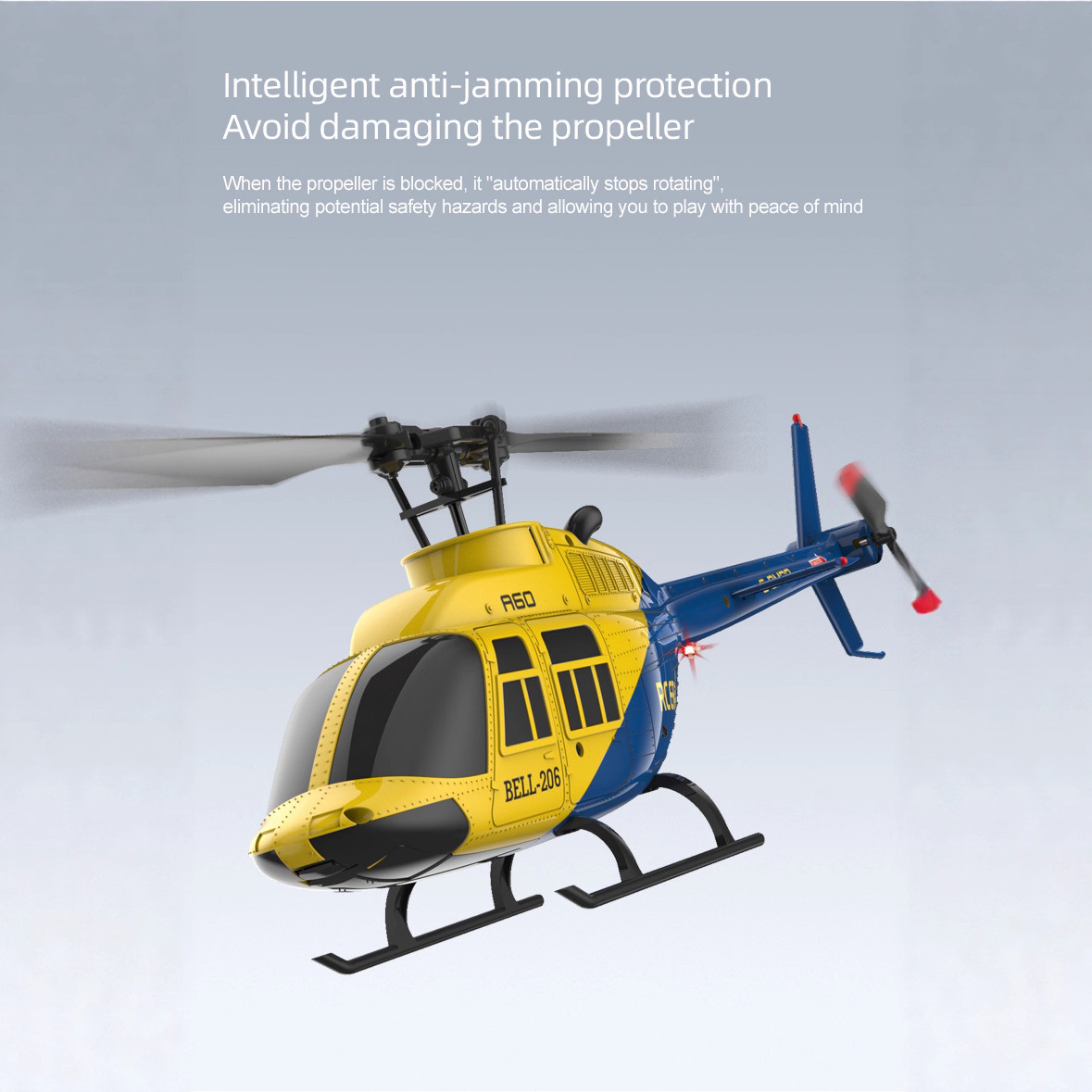 A60 1/42 Scale Bell 206 RC Hel - Rc Helicopter Single Rotor のレビューと価格