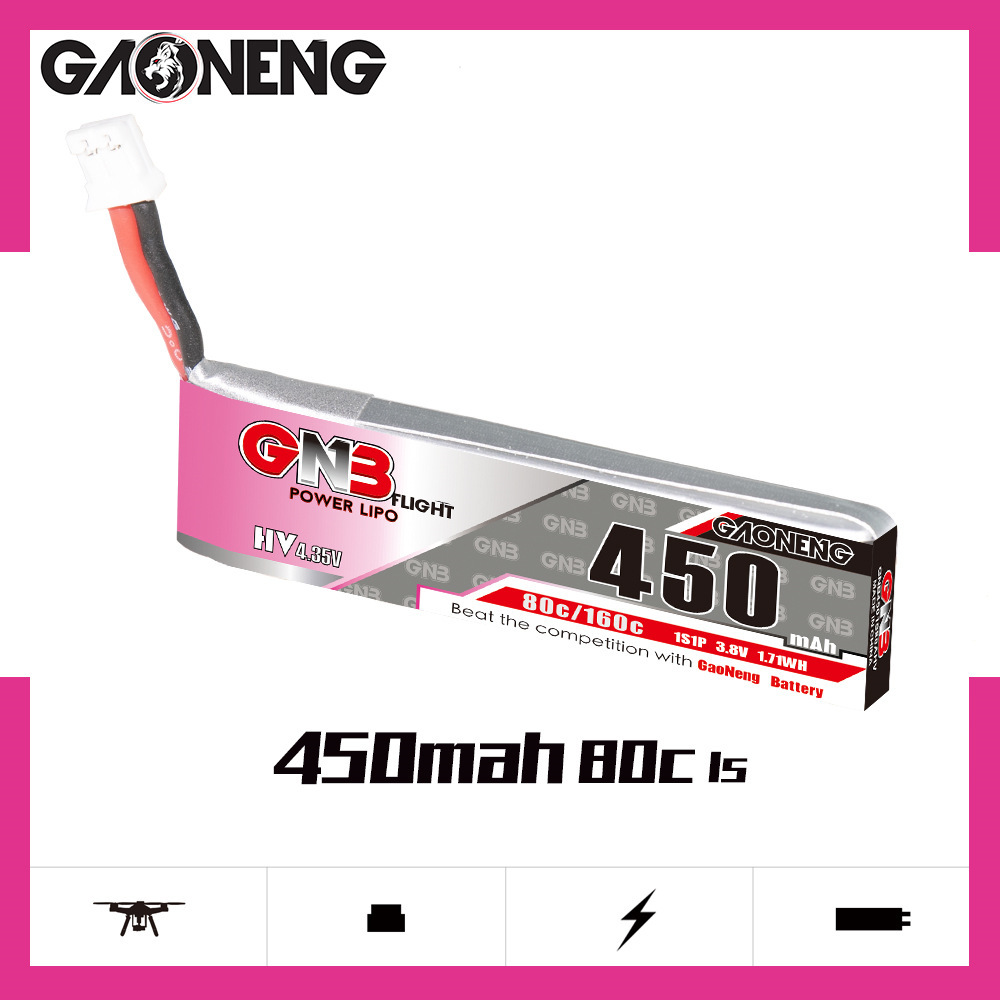 GNB HV 1S 3.8V 450mAh 80C/160C - Rc Helicopter Battery のレビューと価格