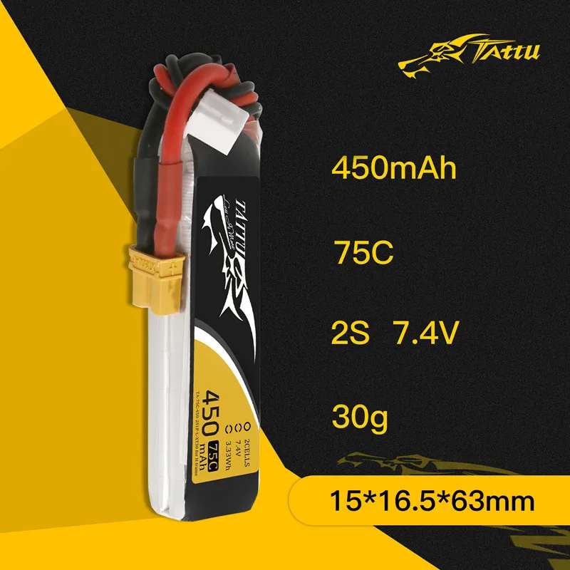 3Pcs NEW TATTU 450/500/550mAh  - Rc Helicopter Parts のレビューと価格