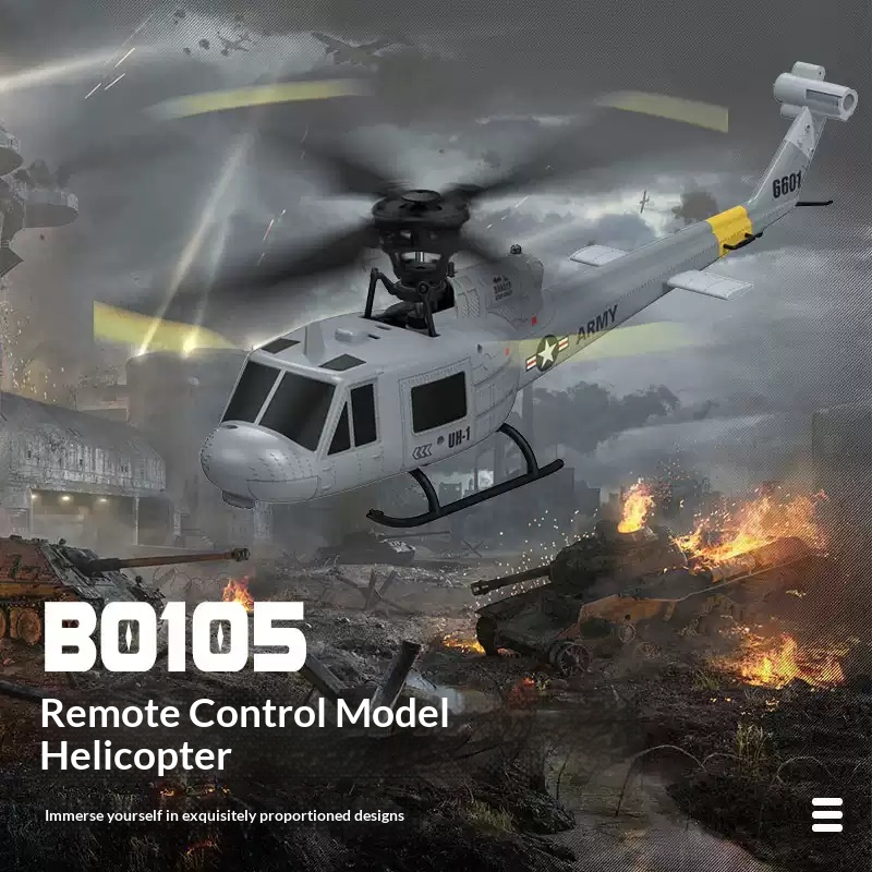 Huey F6601 4CH RC Helicopter - - Rc Helicopter Single Rotor のレビューと価格