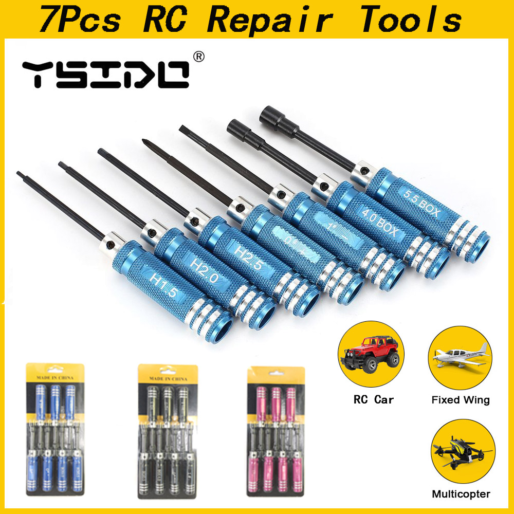 YSIDO 7Pcs 1.5 2.0 2.5mm Hex S - Rc Helicopter Tool Kit のレビューと価格