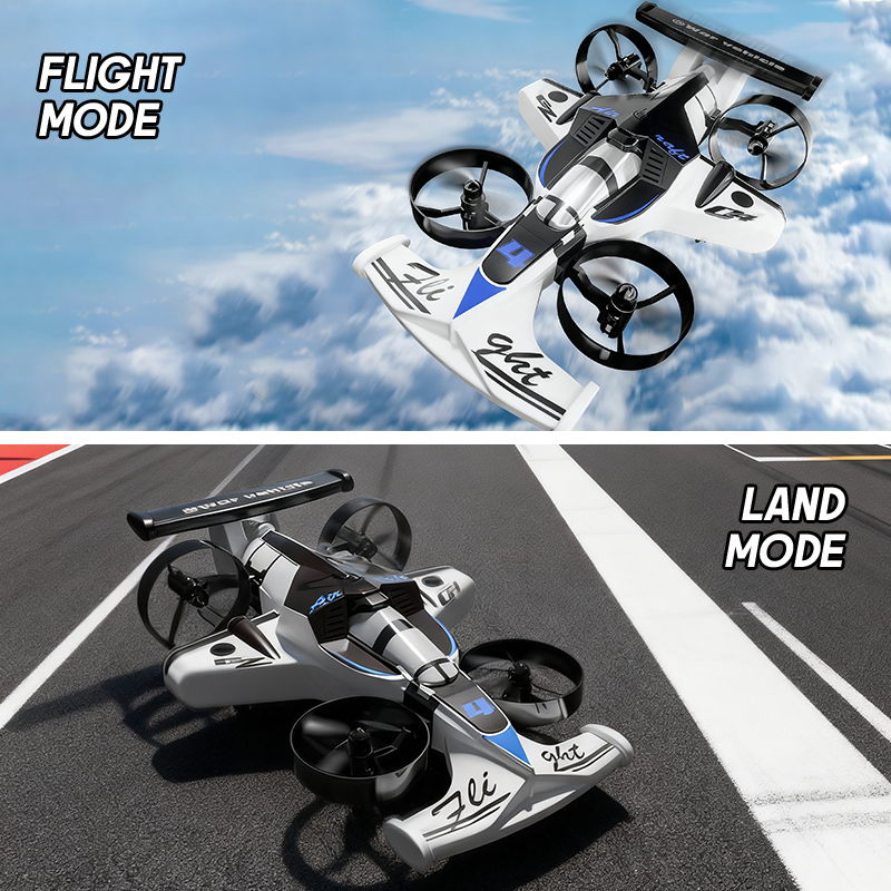 2in1 Mini Drone Air-Ground Fly - Rc Helicopter Electric のレビューと価格
