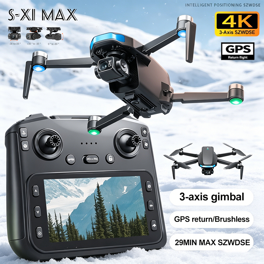 New S-X1 MAX Drone GPS 8K Prof - Rc Helicopter Charger のレビューと価格