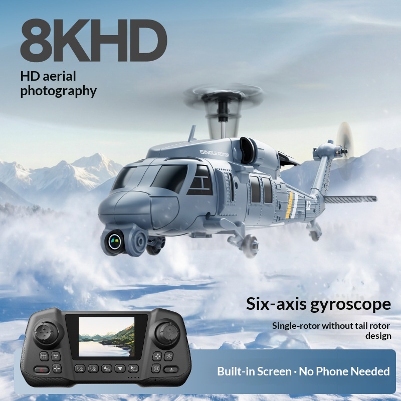 4DRC L2 RC Helicopter 8K Aeria - Rc Helicopter Single Rotor のレビューと価格