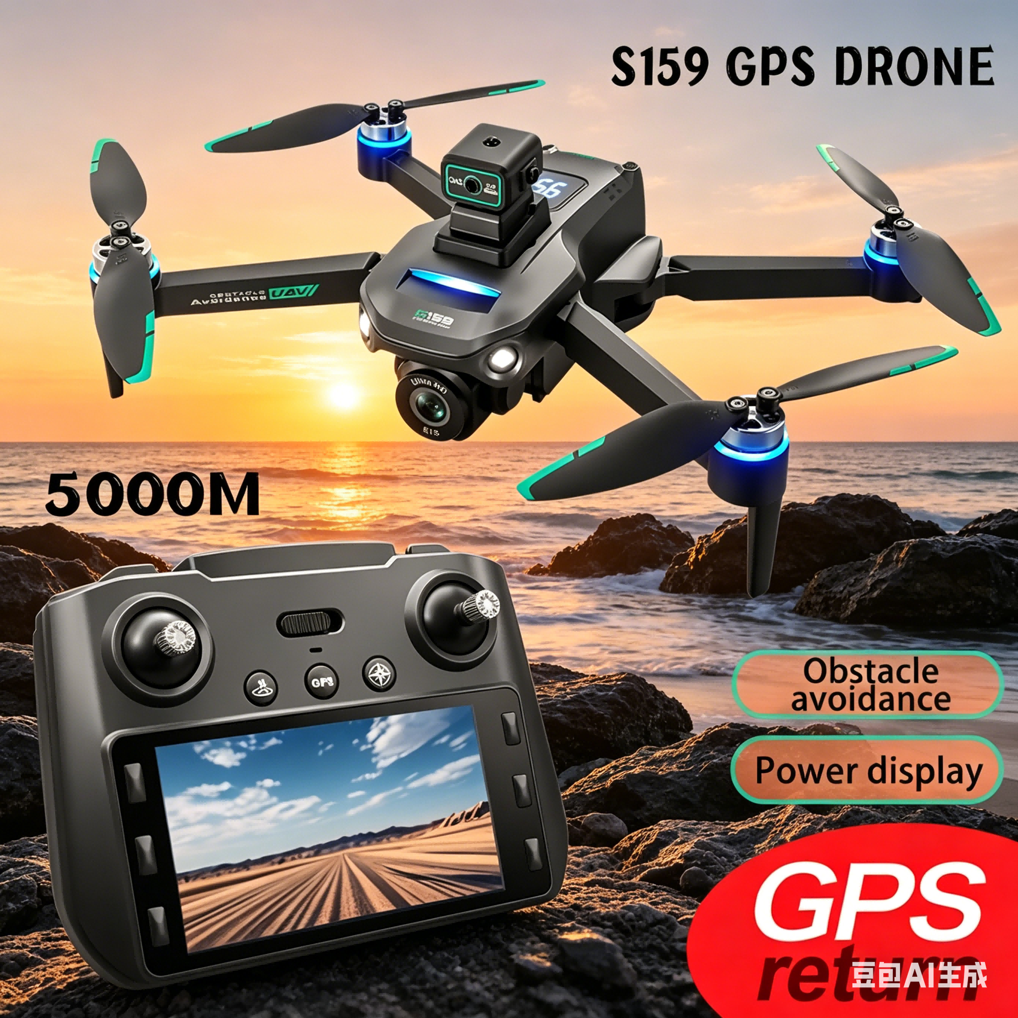 S159 GPS Drone 4K Profesional  - Rc Helicopter Electric のレビューと価格